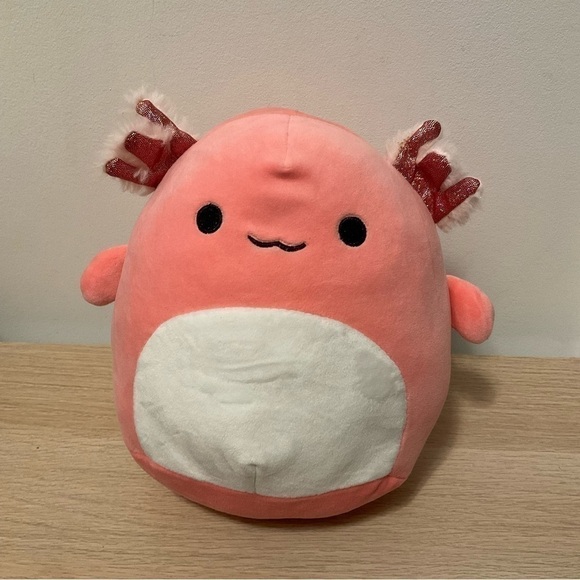 Squishmallow Archie Pink Axolotl, Aquatic Sealife 8" - Picture 2 of 5